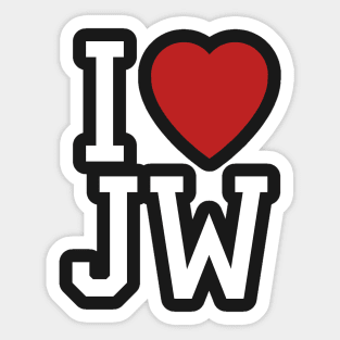 I Love Joss Whedon Sticker